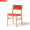 Modern Retro Solid Wood Chair Backrest Cushion Soft Simple Luxurious Home Restaurant Dining Chair