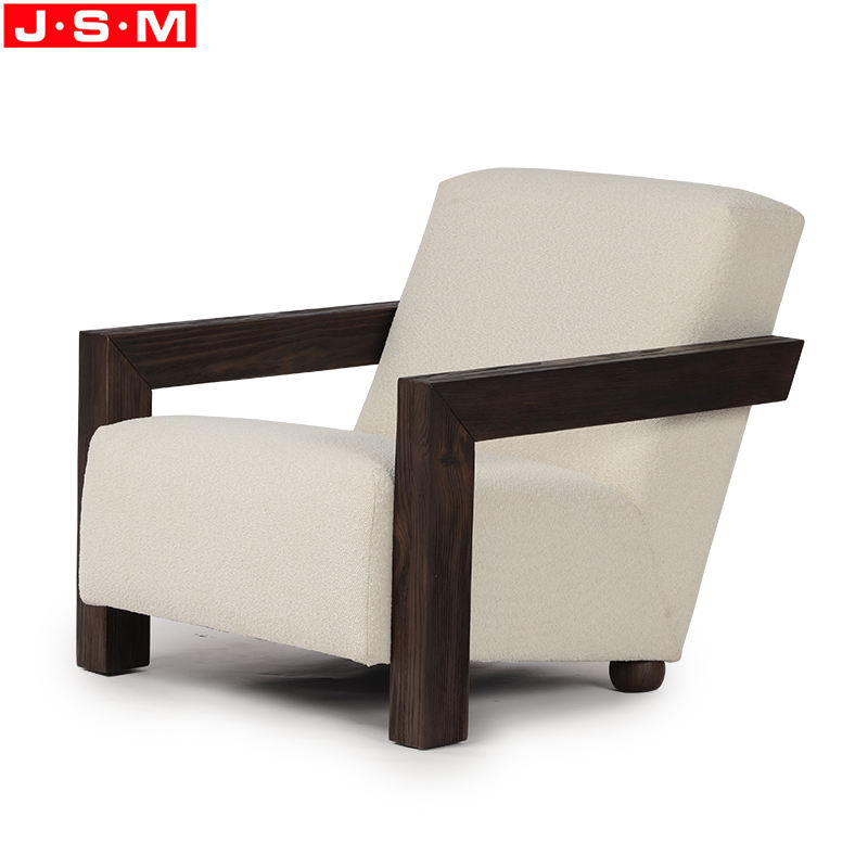 Wholesale Home Mid-Century Modern Accent Chair Fabric Leisure Armchair