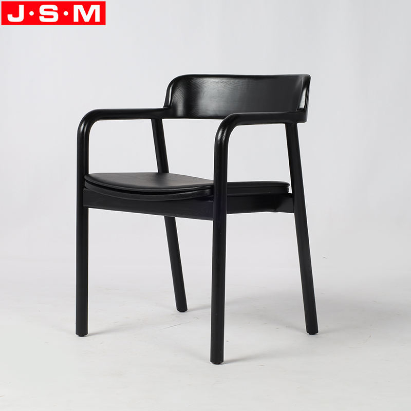 High Quality Cushion Seat Chair Ash Timer Wooden Restaurant Dining Chair