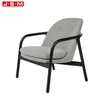 Indoor Fancy Living Room Furniture Ash Solid Wood Frame Single Room Seating Armchair Chair