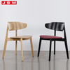 Good Quality Modern Wedding Round Ring Back Velvet Fabric Wood Cushioned Armless Restaurant Dining Chair