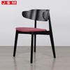 French High Back Wooden Children Vintage Furniture Modern Arm Dining Chair