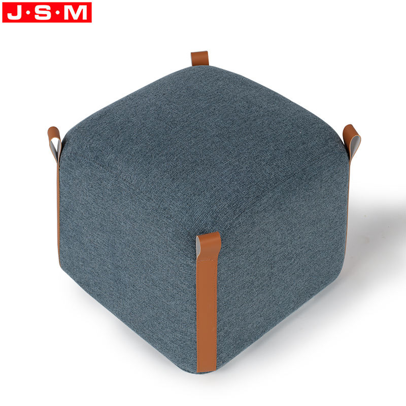 New Designer Boho Moroccan Seat Footrest Luxury Living Room Furniture Home Fully Fabric Stool Ottoman