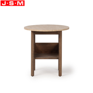 Living Room Wholesale Modern Base In Ash Wood Side End Coffee Tea Table With 1 Drawer