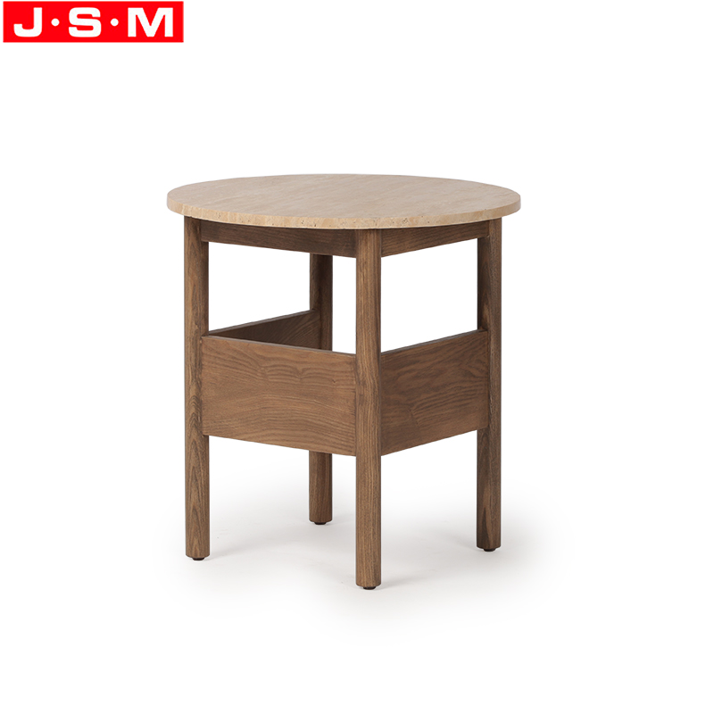 Natural Travertine Top Tea Table