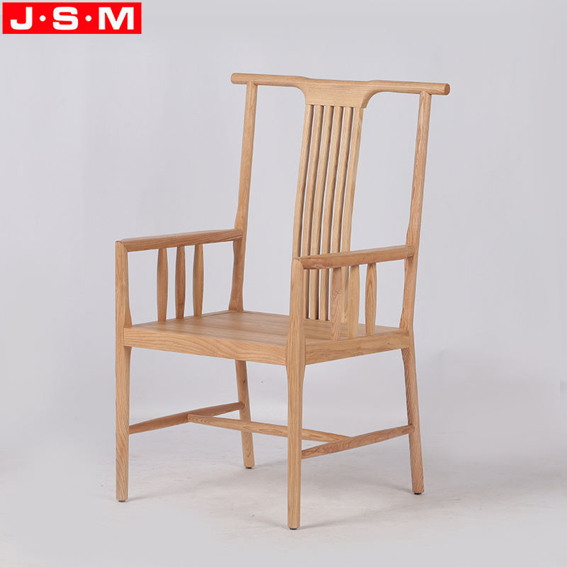 Removeable Seat Pad Dining Chair Household Wood Frame Dining Chairs