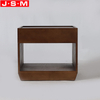 Nordic Veneer Carcase Wooden Side Tables Nightstand Bedroom Bedside Cabinet Table