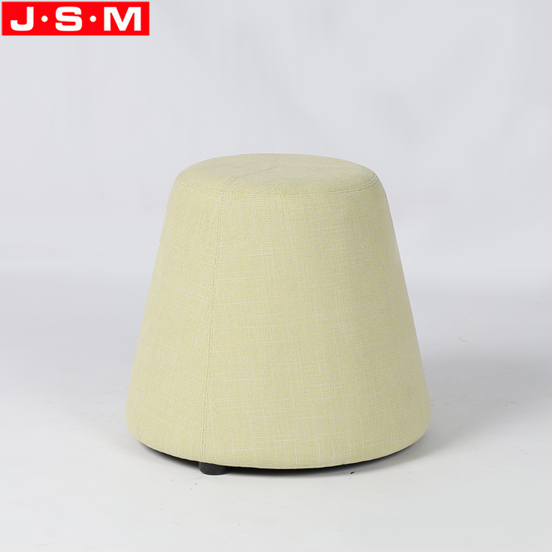 Wooden Frame Ottoman Stool