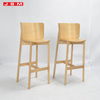 High Quality Design Kitchen Brown Beach Coffee Disco Bar Chairs Wooden Stool