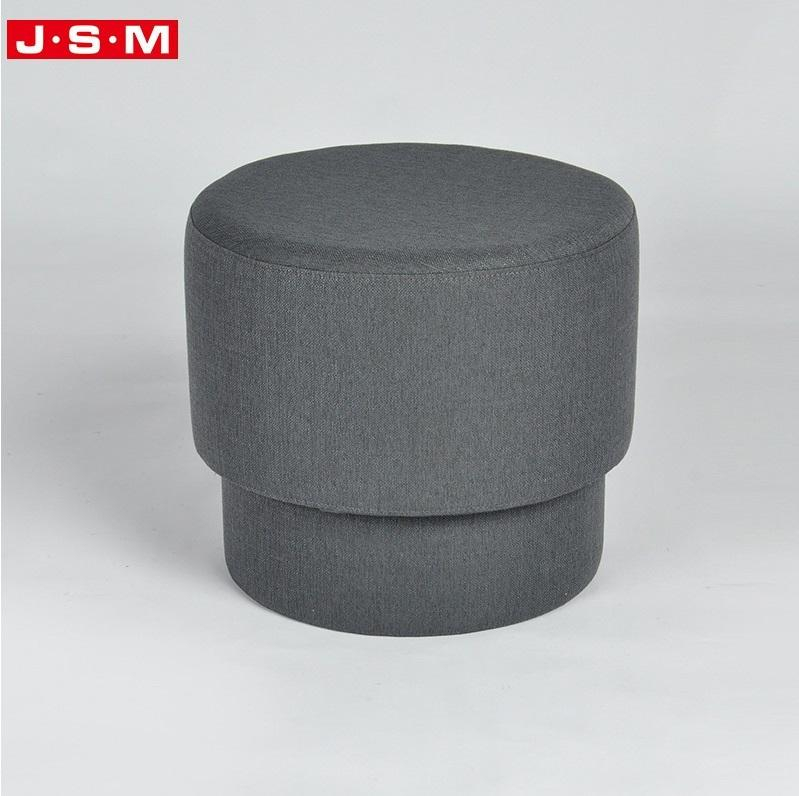 Good Quality Elegant Modern Children Bedroom Round Ottoman For Living Room