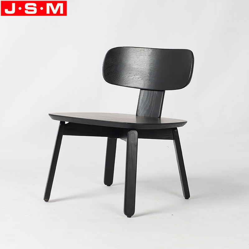Simple Outdoor Stool Chair Living Room Ash Timber Solid Wood Armchair