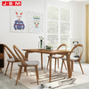 Nordic Design Solid Wooden Dining Table Luxury Coffee Study Bedroom Table
