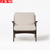 French Wood Plastic Rope Upholstery Living Room Seating Chairs Armchair