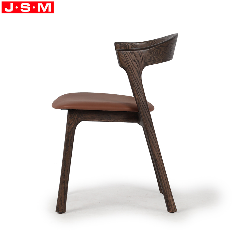 Wood And Fabric Dining Chair