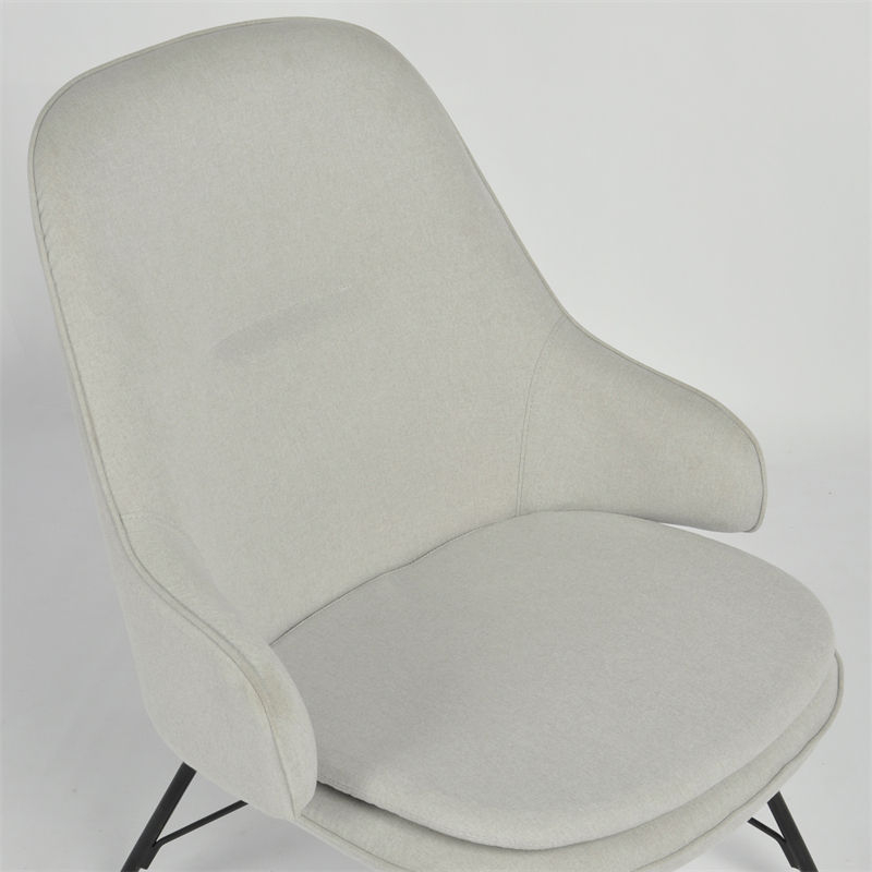 Modern Leisure Solid Wood Frame Furniture Leather Armchair Comfortable Leisure Chair