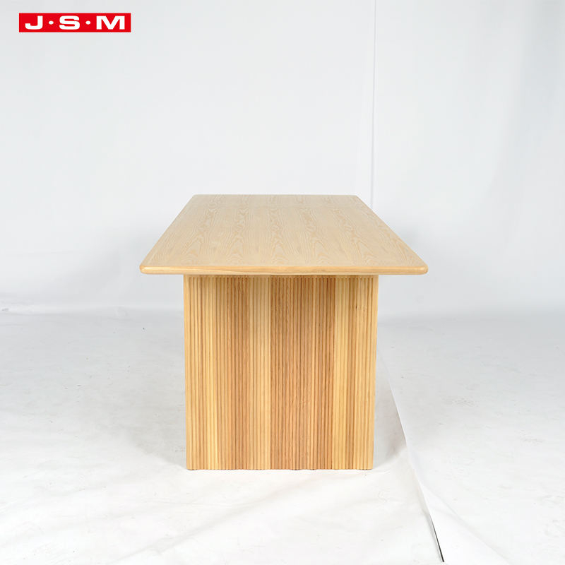 Mid Century Furniture Farmhouse Outdoor Dining Room Wooden Dining Table For Kitchen