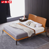 Multifunctional Soft Upholstered Ash Timber Bed Frame Loft Big Size Bed
