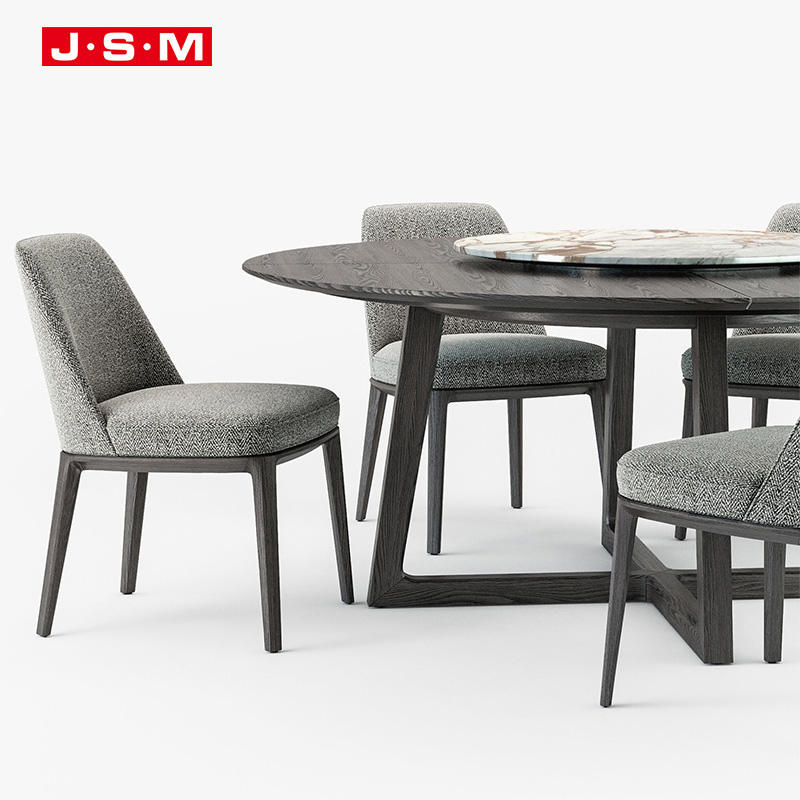 China High Quality Furniture Modern Frame Foam And Fabric Solid Wood Wingback Dining Chair