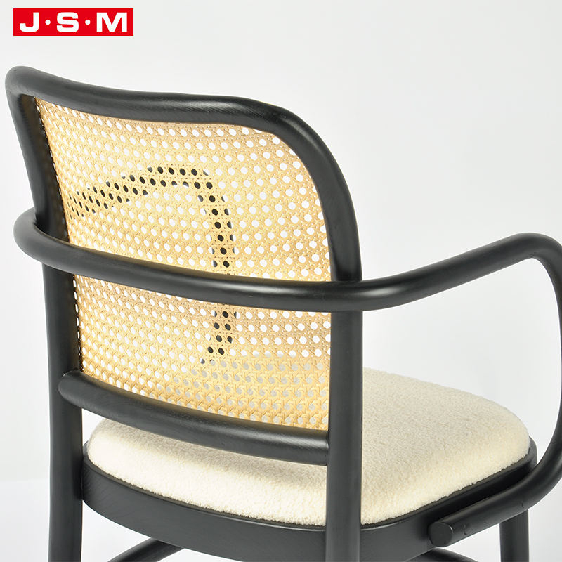 Hot Sale Indoor Dining Italian Outdoor Plastic Rattan Wood Restaurant Modern Dining Chair