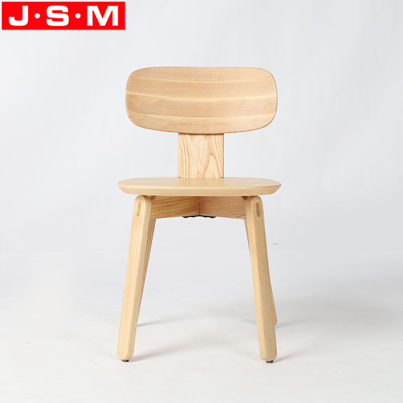 Veneer Back And Seat Wooden Leg Solid Wood Furniture Restaurant Dining Chair