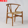 Restaurant Furniture Paper Rope Seat Wood Vintage Timber Frame Classic Dining Chair