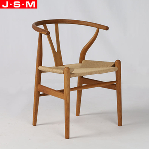 Restaurant Furniture Paper Rope Seat Wood Vintage Timber Frame Classic Dining Chair