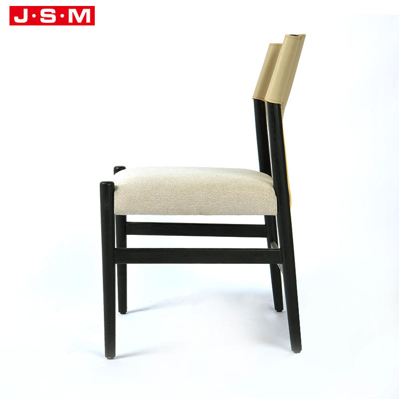Newest Products Modern Fabric Leather Solid Wooden Frame Armchair