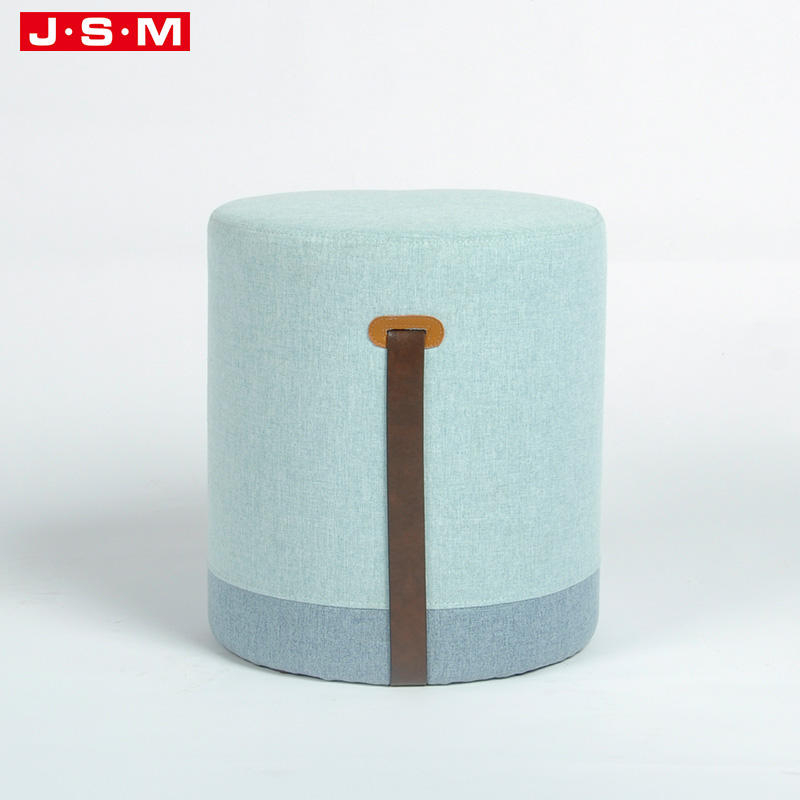 Top Selling Lounge Pouf Green Round Space Saving Kids Home Velvet Large Bench Chair Tufted Ottoman