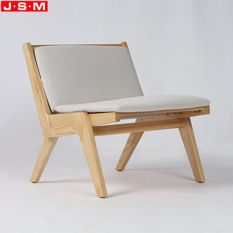 Hot Selling Dining Room Wooden Chairs Ash Timber Restaurant Dining Chair With Cushion