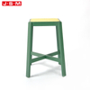 High QualityUpholstered Solid Wood Leg Armless Furniture Low Chair Bar Stool