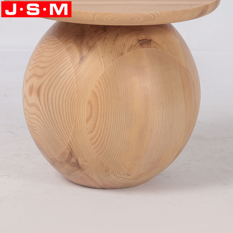 Factory Wholesale Round Tea Table Popular Design Solid Wood Tea Table