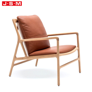 High Quality Ash Timber Wood Bedroom Single Recliner Chair Cushion Seat Armchairs