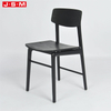 Nordic Wooden Black Outdoor Restaurant Dinning Room Dining Chairs
