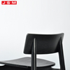 Hot Seller Nordic Kitchen Black And Wood Restaurant And Bar Stool With Back