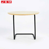 Modern Coffee Table Book Wood Sitting Room Metal Base Coffee And End Table Sets