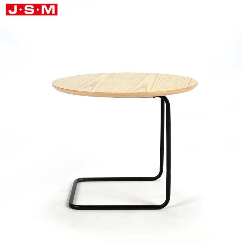 Modern Coffee Table Book Wood Sitting Room Metal Base Coffee And End Table Sets