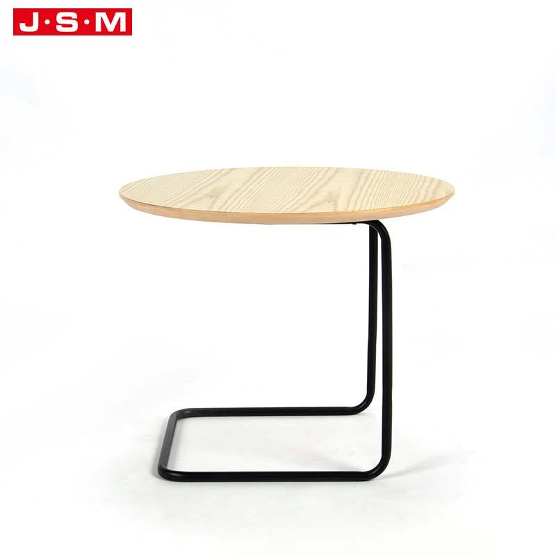 Modern Coffee Table Book Wood Sitting Room Metal Base Coffee And End Table Sets