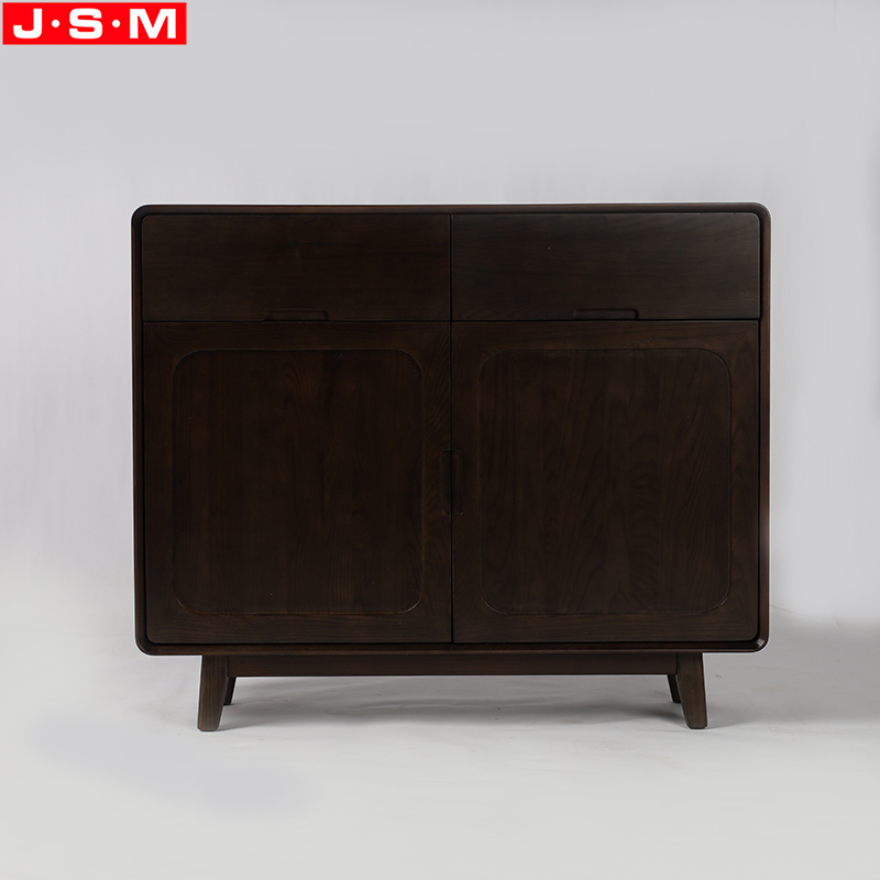 Rustic Style Veneer Ash Timber Frame Cabinets