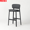 Hot Sale No Stackable Comfortable Fashion Stool Ash Timber Base High Stool For Home Office Bar