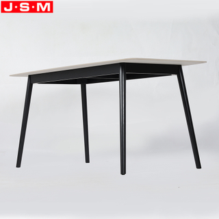 Ceramic Top Wood Dining Table Tempered Glass Top Dining Room Table