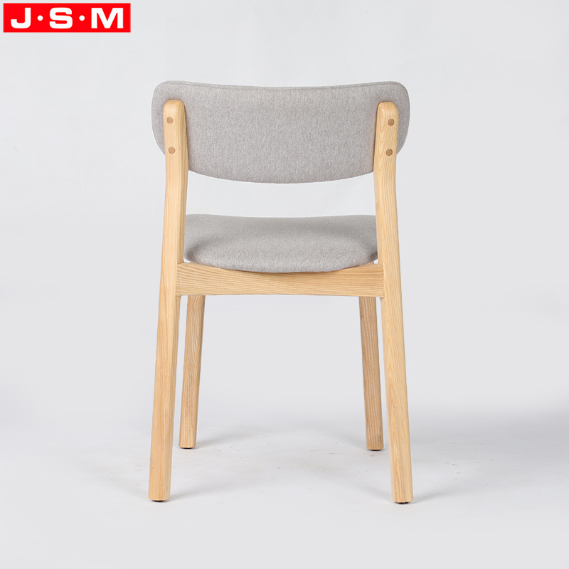 China fancy chairs Furniture Ash Veneer Back Dining Chair For Kitchen