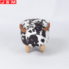 China Couch Ottoman Wooden Frame Fabric Stools Living Room Stool Home Stool Ottoman
