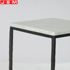 Premium Stone and Metal Construction Coffee Table Contemporary Living Room Marble Side Table for Home