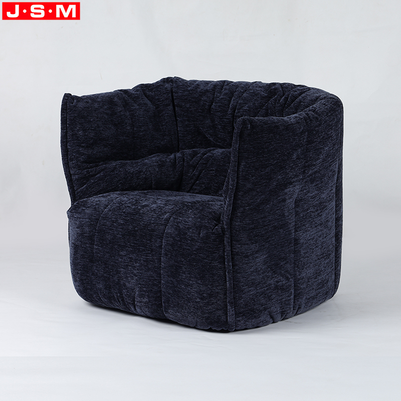 Molded Foam with Fabric Garden European Round Wooden Material Legs Round Room Massage Elastic Seater Sofa