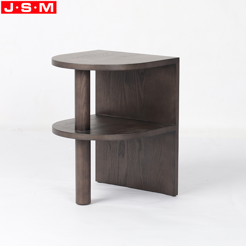 Wholesale Simple Design Homes Gardens Round Side Table With Metal Supporting Ash Timber Frame