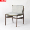Modern Leather Dining Room Restaurant Furniture Hotel Ash Timber Frame