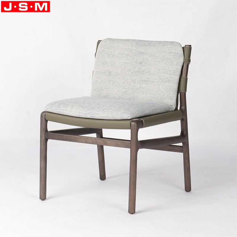 Modern Leather Dining Room Restaurant Furniture Hotel Ash Timber Frame