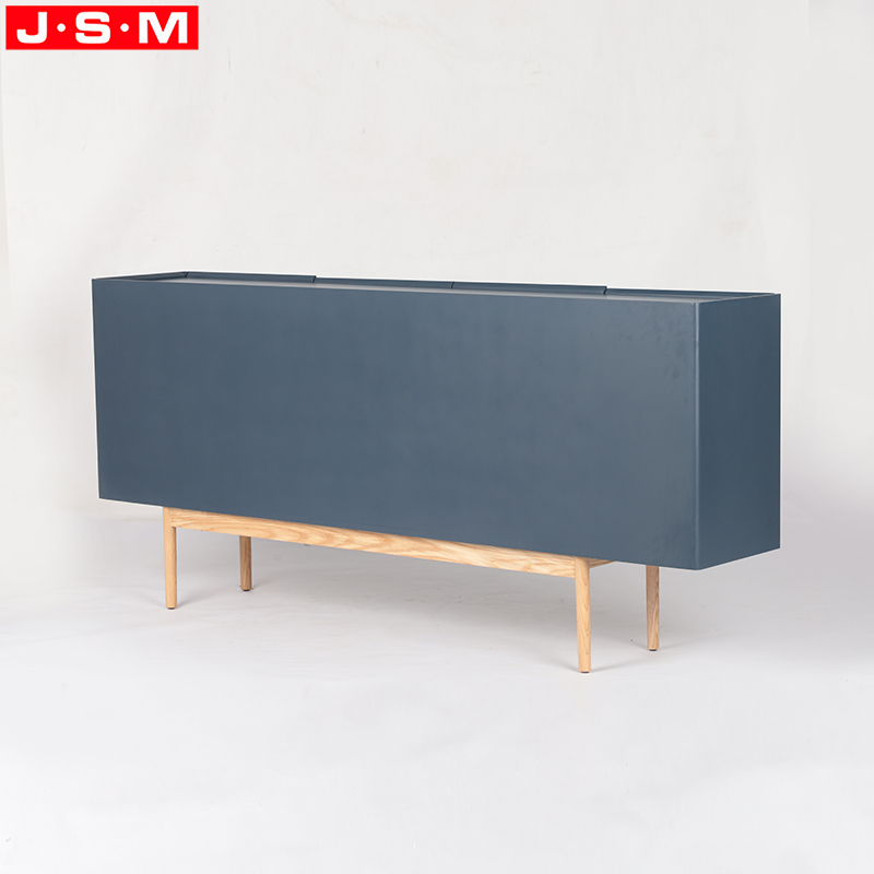 Tv Cabinet Simple Modern Solid Timber Edge Bedroom Plywood with Ash Veneer Carcase