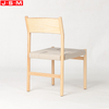 Hot Selling Leather Seat Dining Chair Ash Timber Base Dining Chair For Dining Room