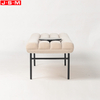 Good Quality Customized Colors Metal Base Cushion Seat Bench For Living Room